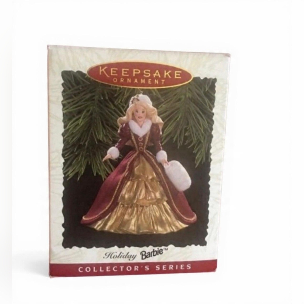 Barbie ornament 1996 Barbie Holiday ornament hallmark ornaments